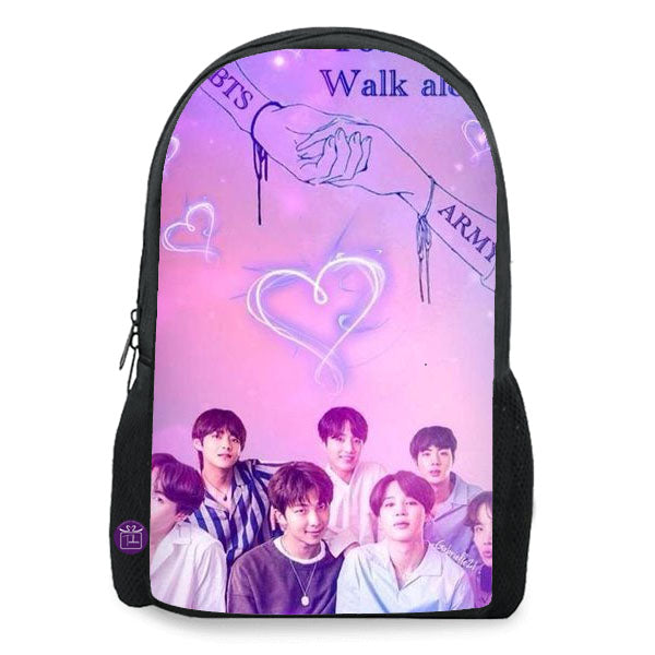 BTS Army Backpack BTS College Bag Toobas.pk Online Customized Gifts