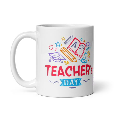 Teachers Day Mug with Customized name