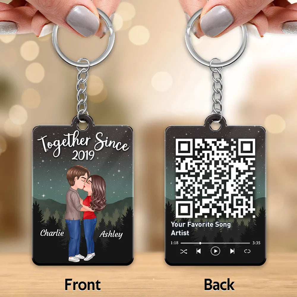 Customized Acrylc Couple Keychain – Toobas.pk Online Customized Gifts