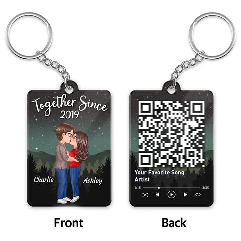 Customized Acrylc Couple Keychain