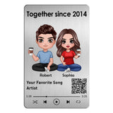 Couple metal card