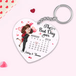 Heart Shape Acrylic keychain for couple