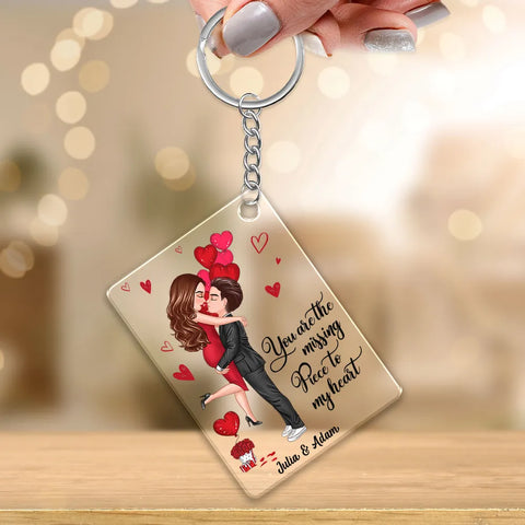 You are missing piece of my heart Keychain