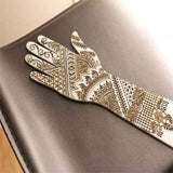 2 Artificial hand for mehndi practice Washable