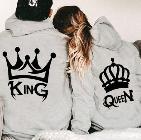 King queen hoodies