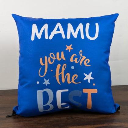 Customized cushion gift for Mamu in Pakistan