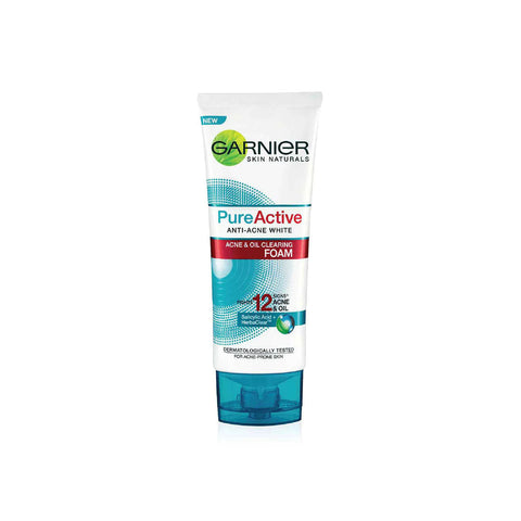 Garnier Pure Active Anti-Acne White Foam 100ml