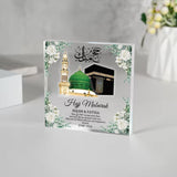 Hajj Mubarak Acrylic Block