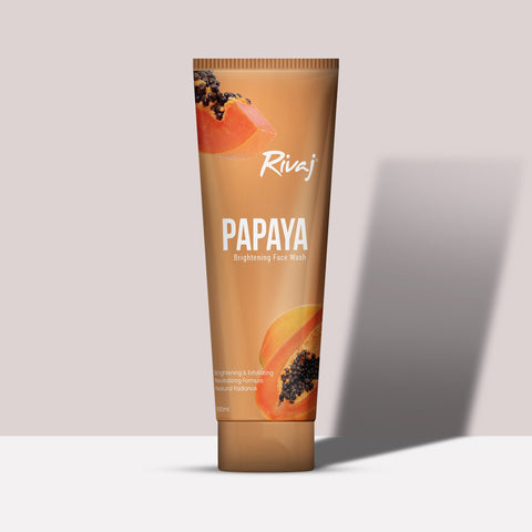 Rivaj Brightening Face Wash - Papaya Extract 100 ml