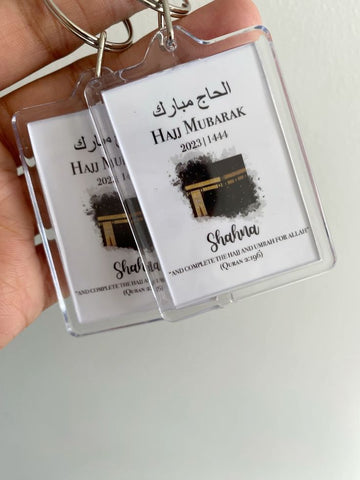 Umrah Mubarak Keychain Gift