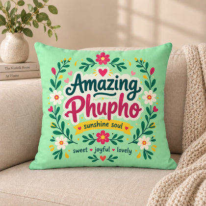 Amazing Phupho Sunshine Soul Cushion – Sweet Gift for Phupho in Pakistan