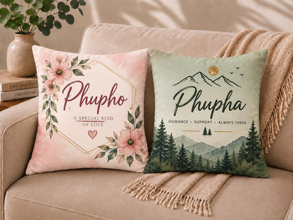 Phupho Phupha Cushion Set – Special Love & Guidance Support Gift in Pakistan
