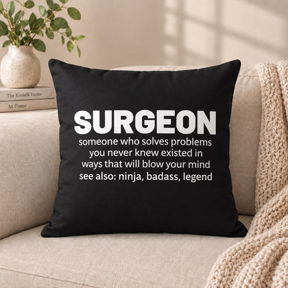 Surgeon Definition Cushion – Funny Gift for Surgeon in Pakistan