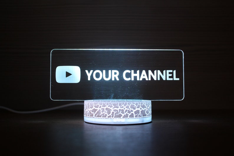Led Youtube. Sign YouTube LED Lamp – Toobas.pk Online Customized Gifts