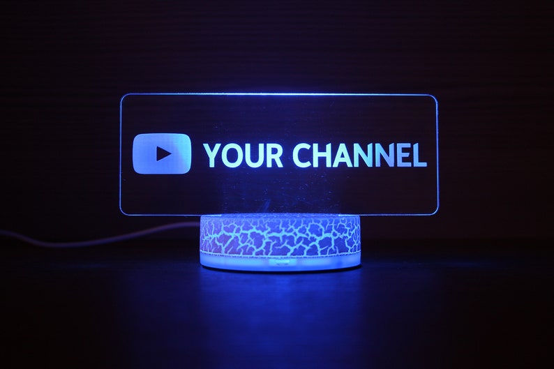 Led Youtube. Sign YouTube LED Lamp – Toobas.pk Online Customized Gifts