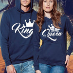 King Queen Hoodies