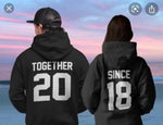 Personalized Couple Hoodie