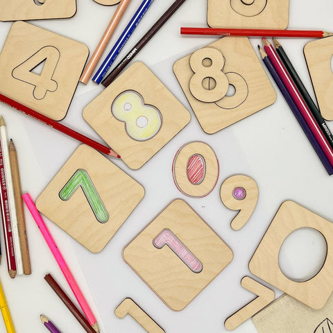 Kids Number Puzzles pre school activity