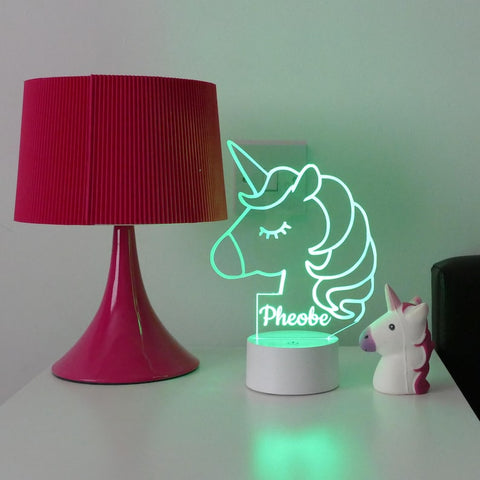 Unicorn Night Light | Kids Bedroom Decor