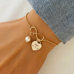 Personalised Bride Bracelet in Silver or Gold