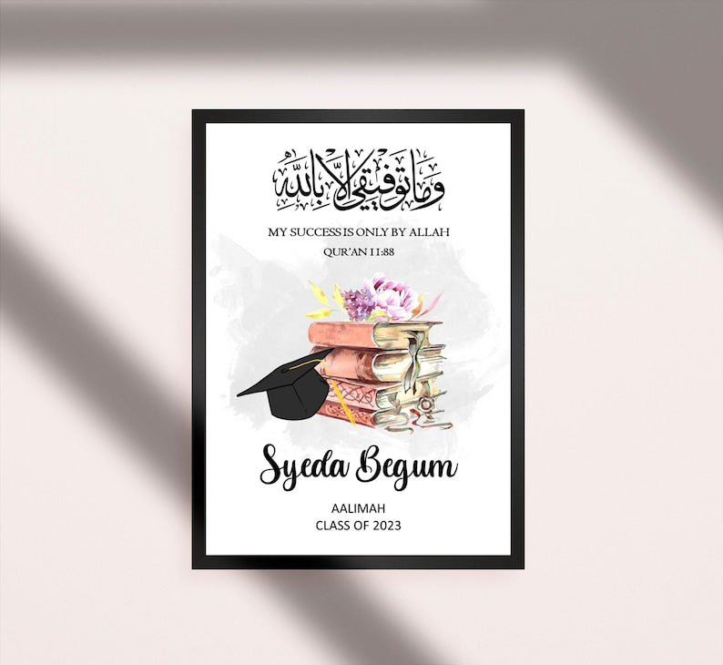 Personalized Degree Completion Photo frame – Toobas.pk Online ...