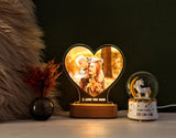 Heart Shape Led Photo Lamp