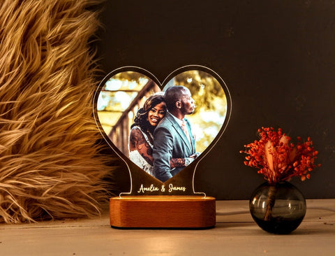 Heart Shape Led Photo Lamp