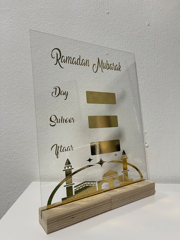 Ramadan Kareem Acrylic Board