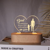 Personalized Lamp gift for dad