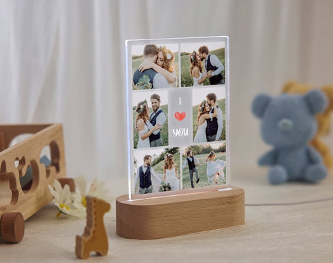 LED Personalized Photo Lamp for Couple gift