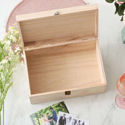 Personalized Wedding Memory Keepsake Box