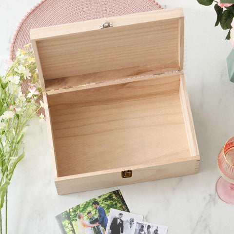 Personalized Wedding Memory Keepsake Box