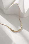 Secret Message Necklace | Personalized Morse code name necklace