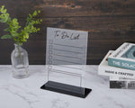 Reusable Acrylic To-Do List Board – Dry Erase Desk Organizer