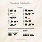 Secret Message Necklace | Personalized Morse code name necklace