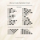 Secret Message Necklace | Personalized Morse code name necklace