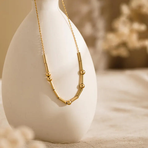 Secret Message Necklace | Personalized Morse code name necklace