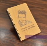 Customized wooden notebook