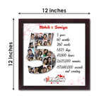 Photo Number Collage photo frame