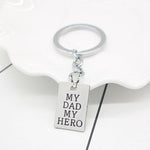 My Dad my hero keychain