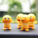 Emoji Dancing Head Doll Car Ornaments