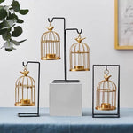 Golden Iron candle holder