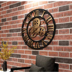 industrial gear wall clock