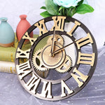 industrial gear wall clock