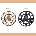 industrial gear wall clock