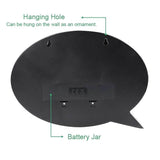 LED Light Box Handwriting Board Drawing Box Speech Bubble Shape Box with 3 Color Pens & USB Cord