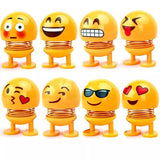 Emoji Dancing Head Doll Car Ornaments