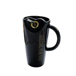 Ceramic drinking Straw mug