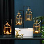 Golden Iron candle holder