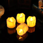 LED Wax candles pack of 6